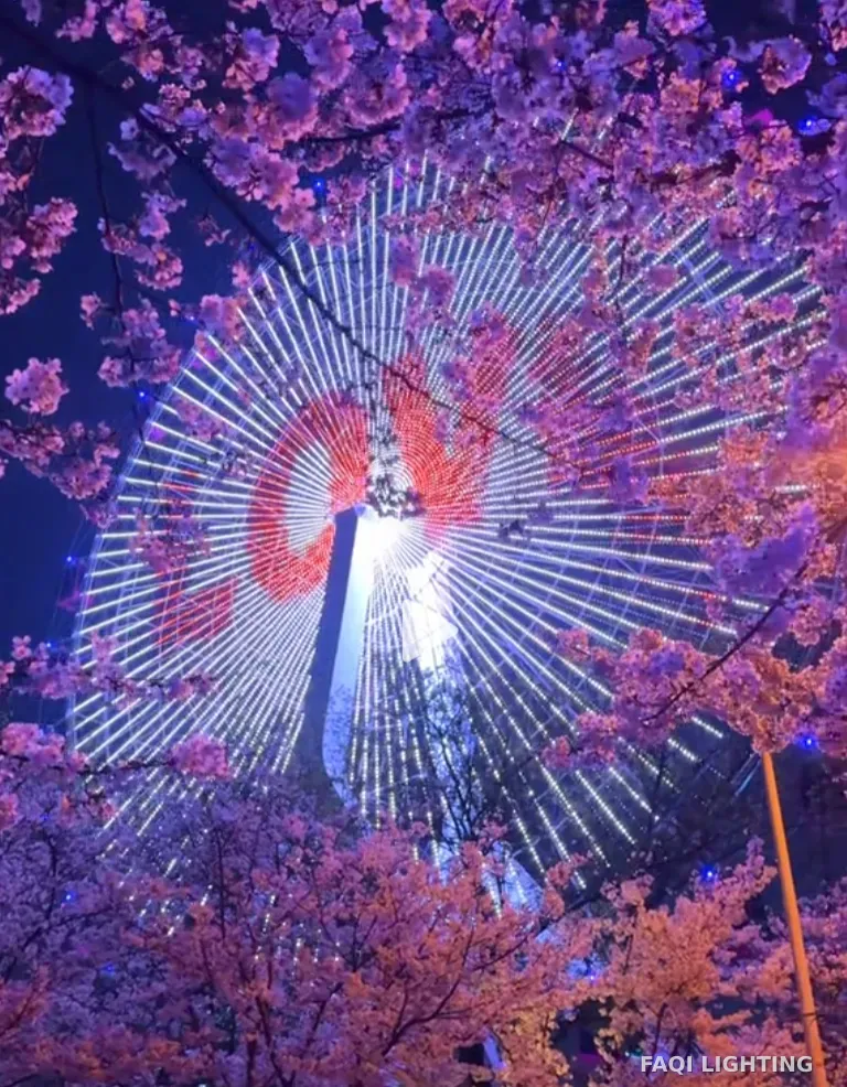江苏淮安樱花欢乐园49米摩天轮