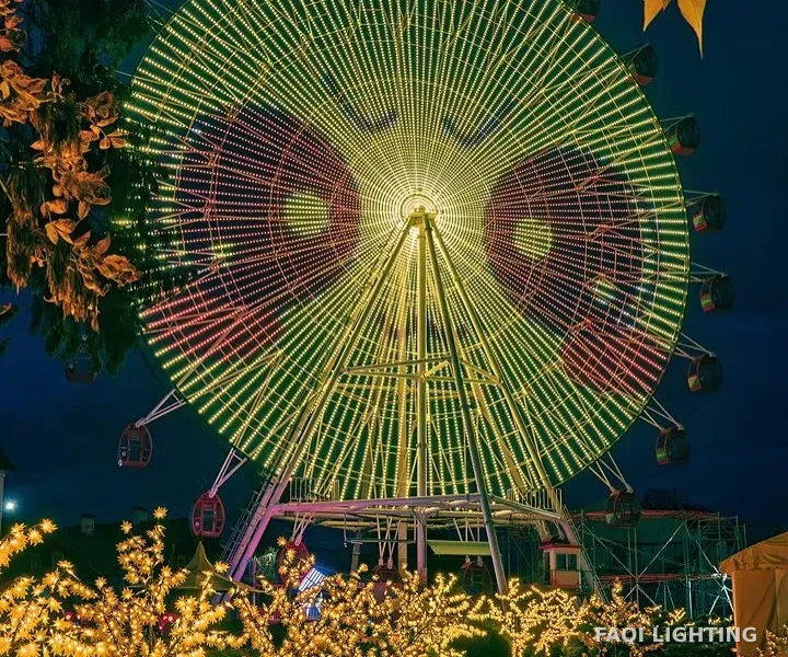 白俄罗斯格罗德诺城市公园42米摩天轮